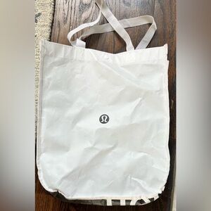 Lululemon Large Reusable Bag - White